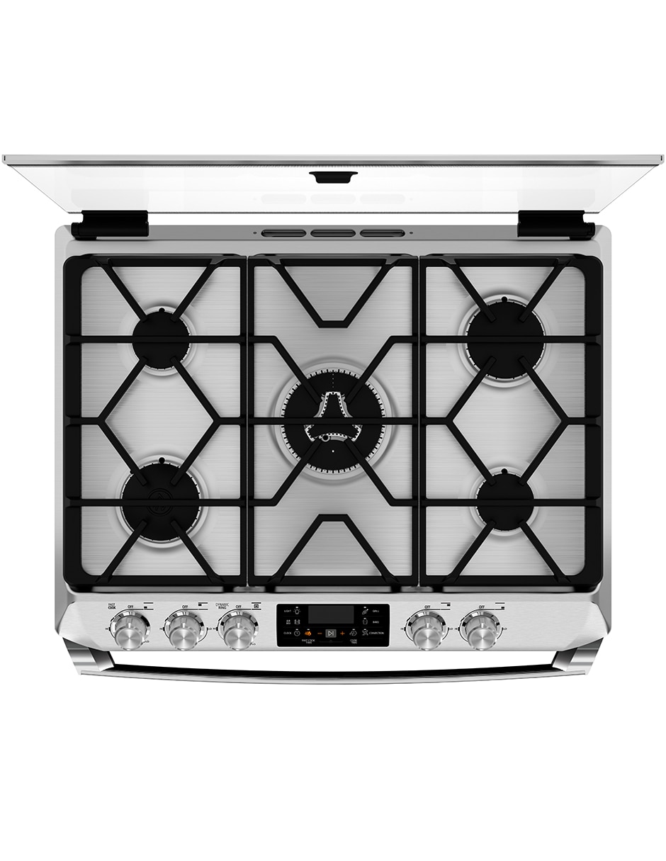 Estufa empotrable a gas natural/lp Ultimate 79.20 cm IO8084GETSS0 de 5 quemadores 8