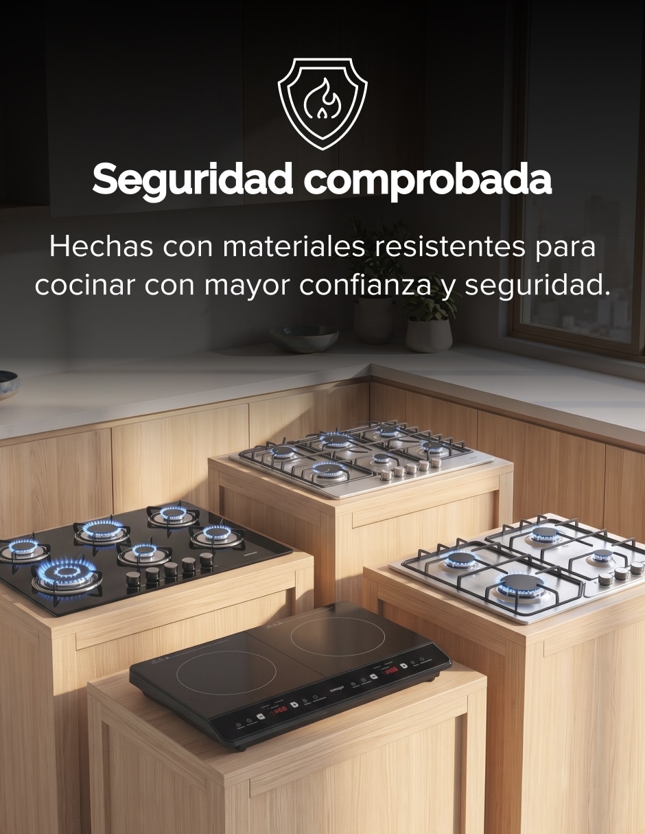 Parrilla a gas lp empotrable multigas 3