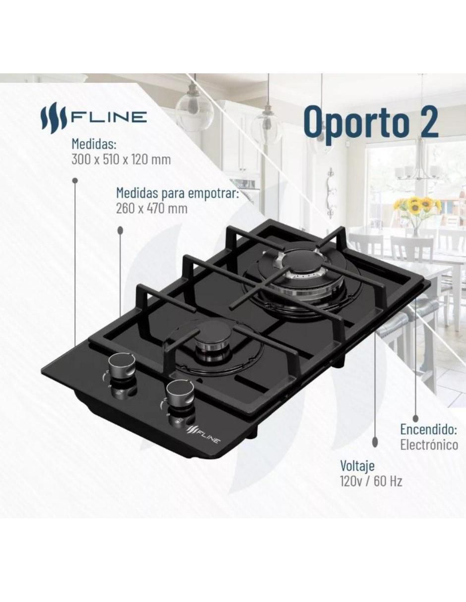Parrilla a gas lp empotrable Fline