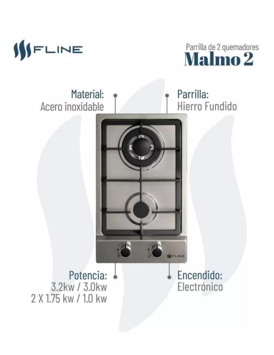 Parrilla a gas lp empotrable