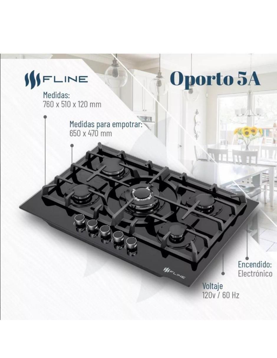 Parrilla a gas lp empotrable Fline