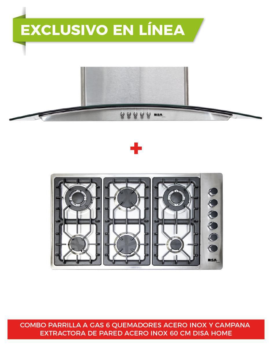 Parrilla a gas lp empotrable Disa Home