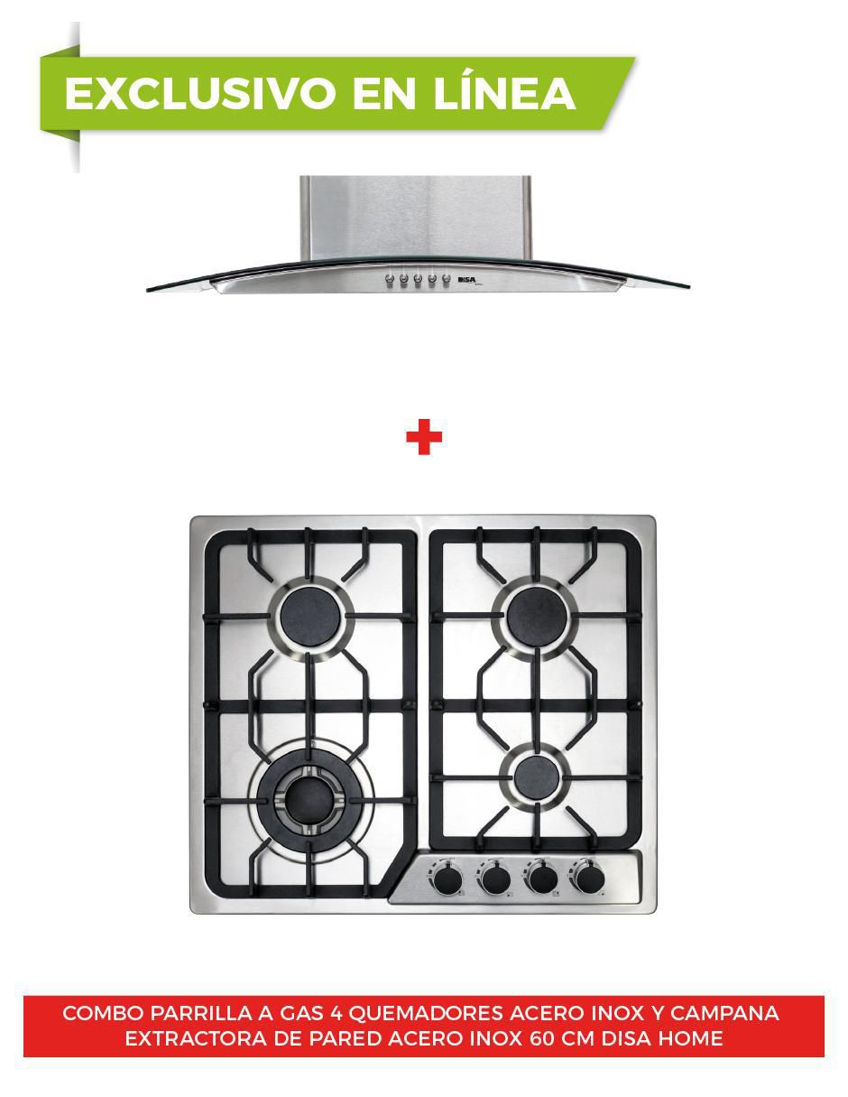 Parrilla a gas lp empotrable Disa Home