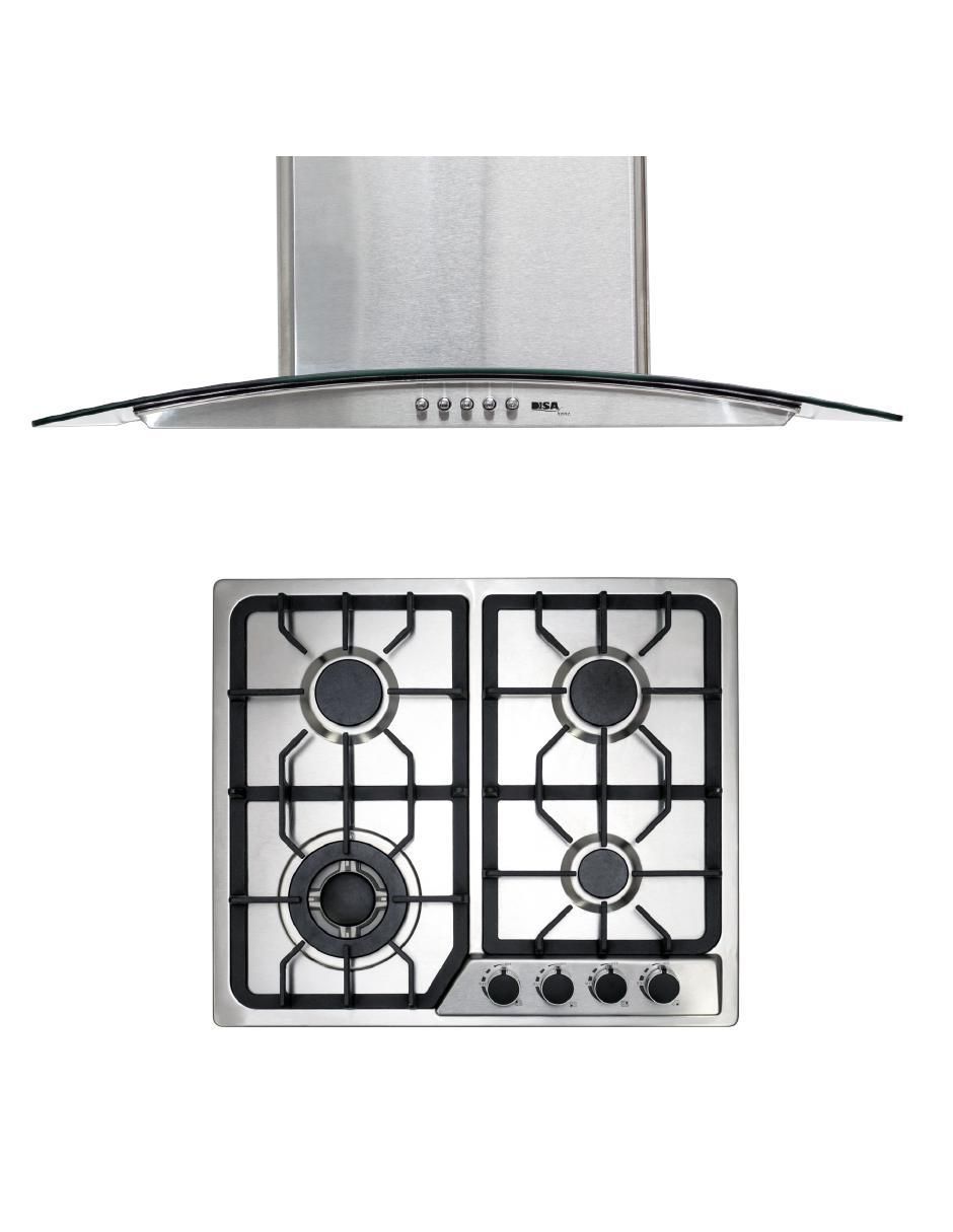 Parrilla a gas lp empotrable Disa Home