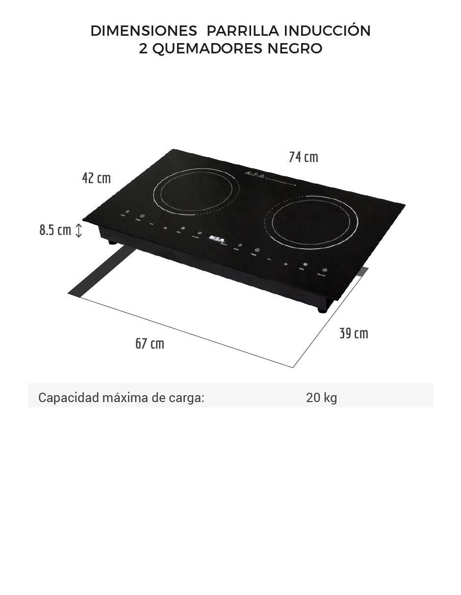 Parrilla a inducción empotrable Disa Home
