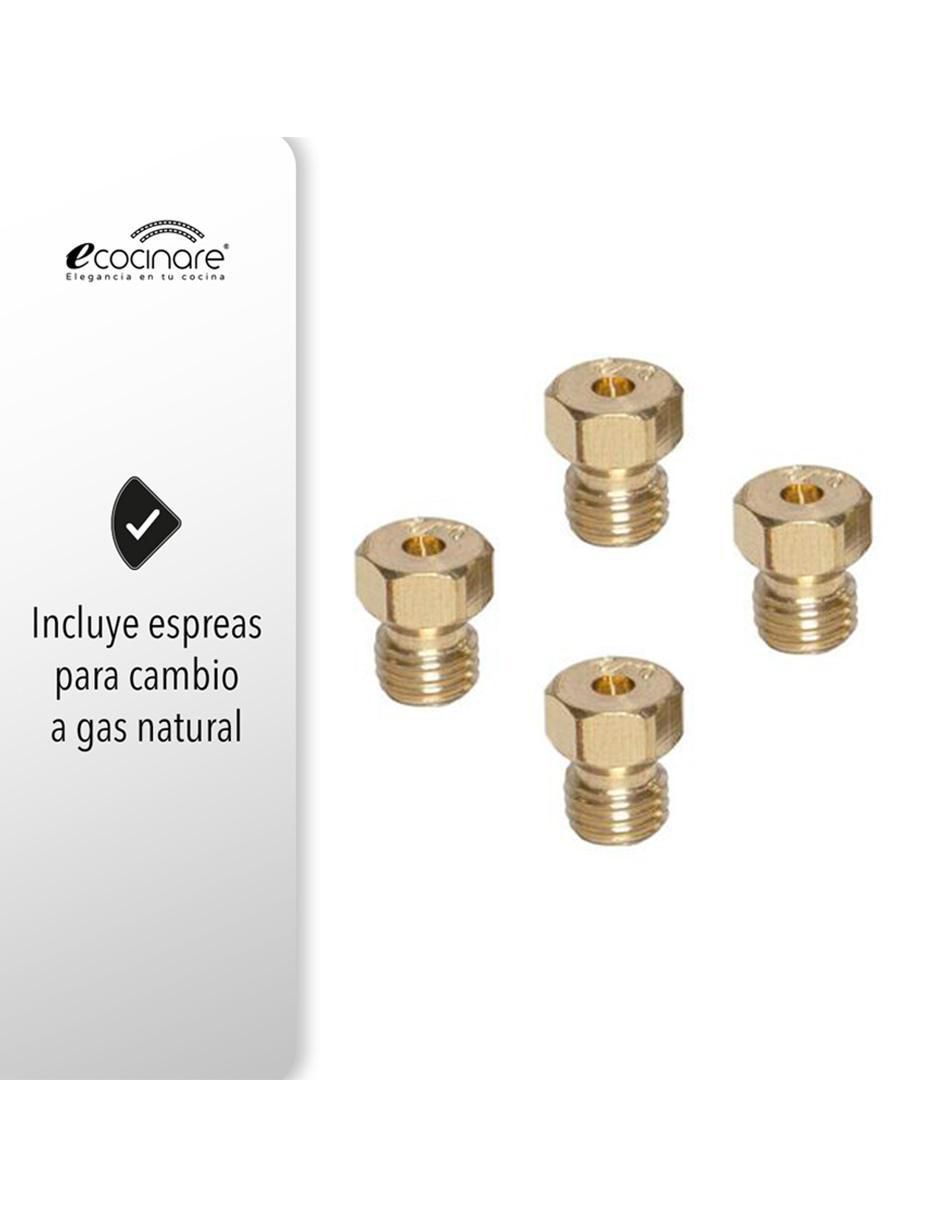 Parrilla a gas lp empotrable