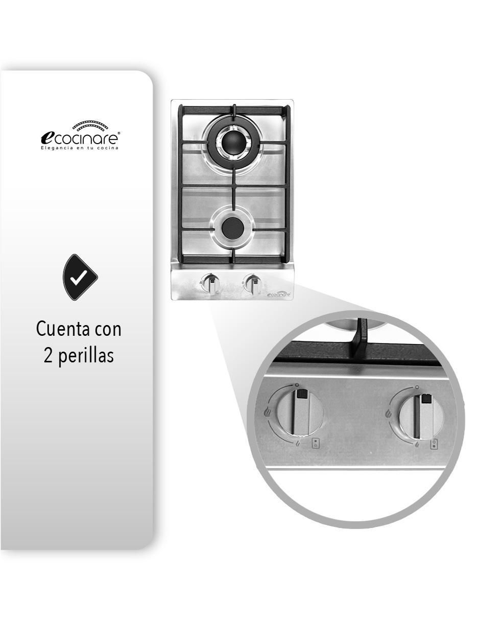 Parrilla a gas lp empotrable Ecocinare