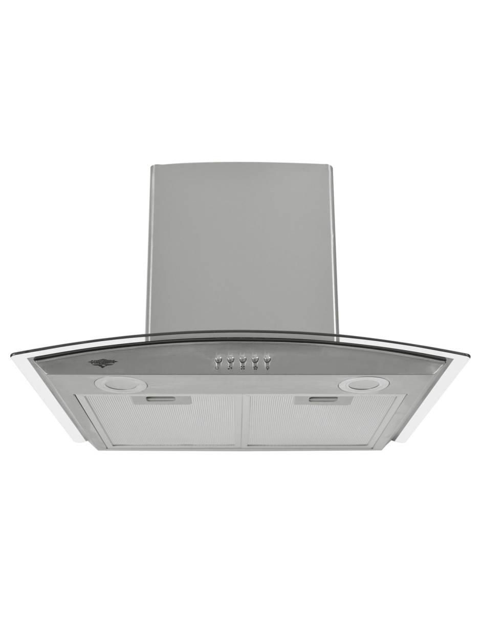 Campana de pared Houzer MKZ-CAMPA600MGRI-2 de vidrio