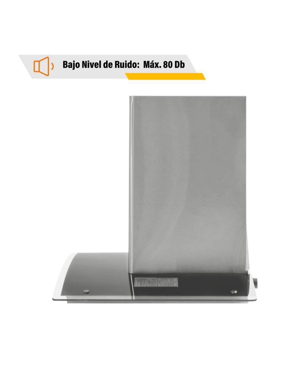 Campana de pared Houzer MKZ-CAMPA600MGRI-2 de vidrio