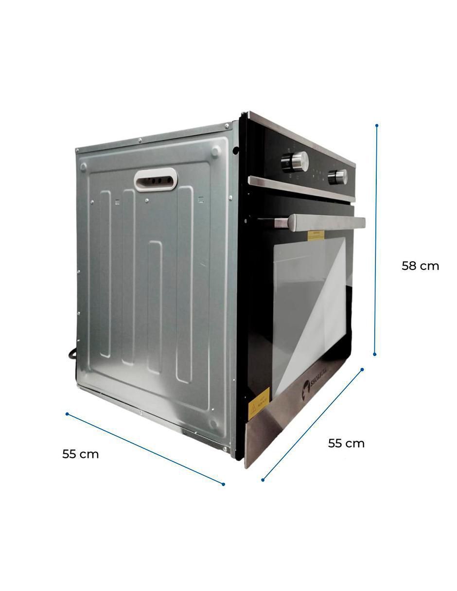 Horno a gas/eléctrico BET-03 capacidad 60 L 3