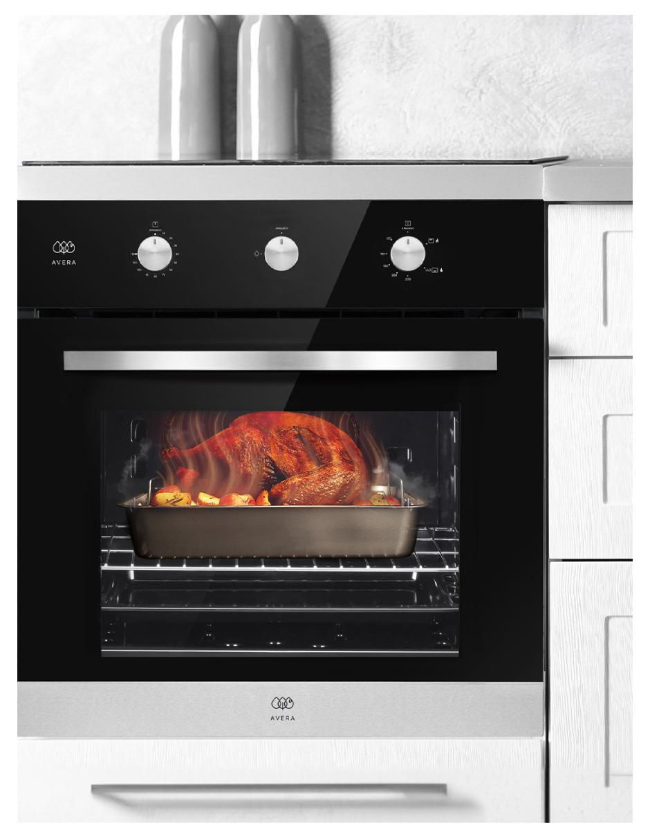 Horno a gas natural HE02NAT capacidad 55 L Horno a gas natural HE02NAT capacidad 55 L