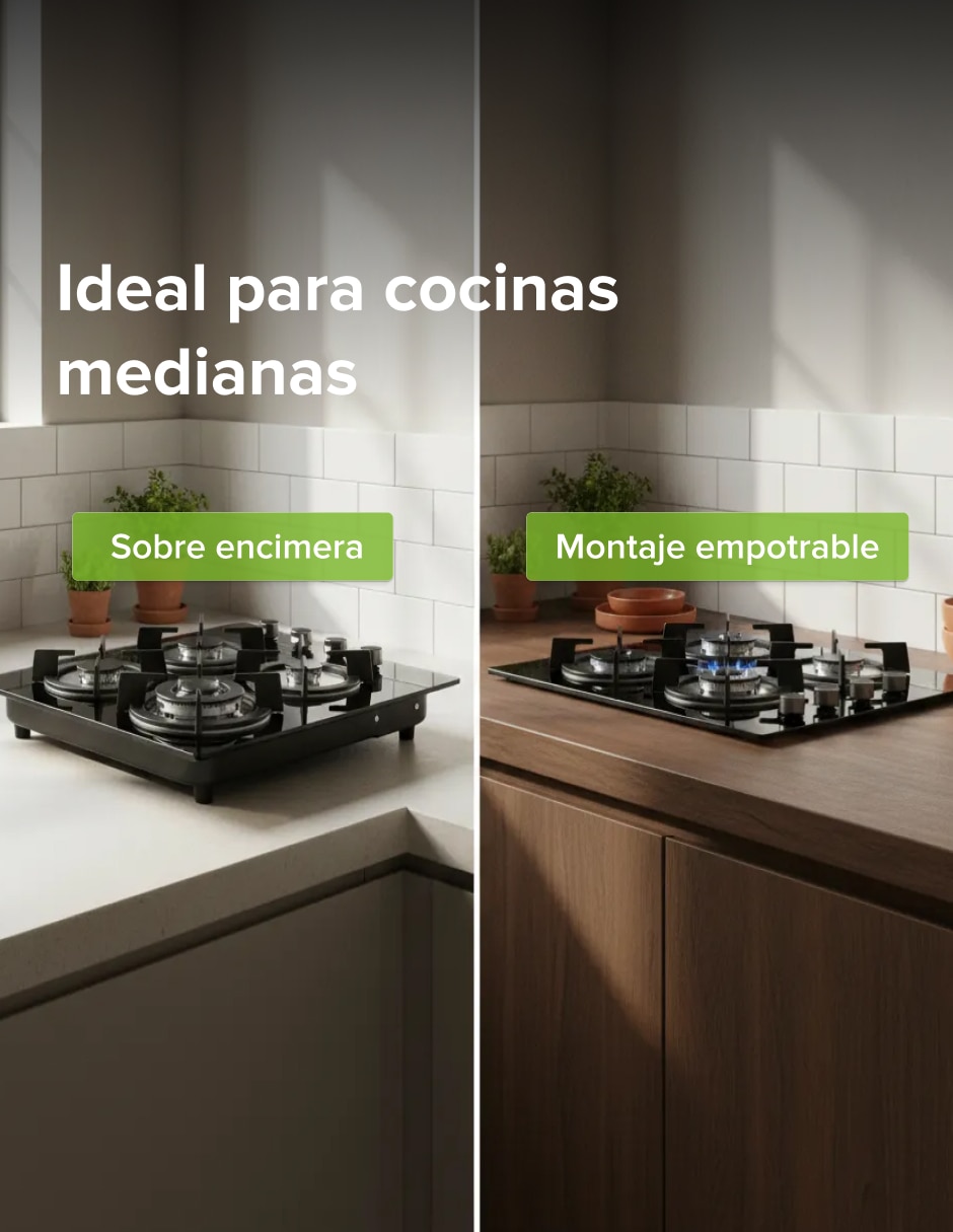 Parrilla a gas lp empotrable 7