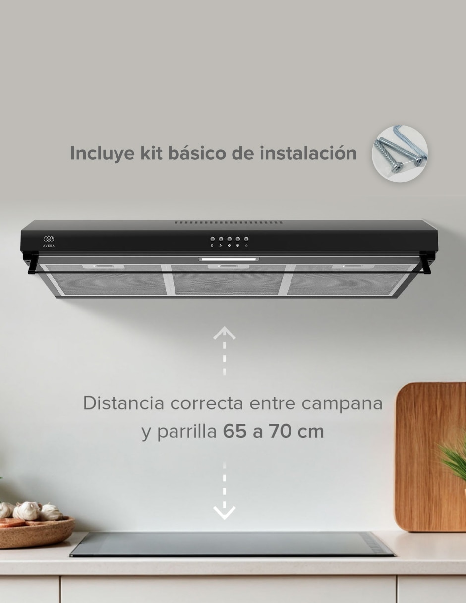 Parrilla a gas lp empotrable Avera