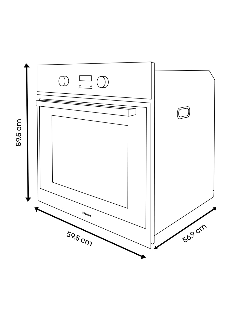 Horno a (si aplica) Gas natural No aplica HGO602BS capacidad 1.9 pies 7