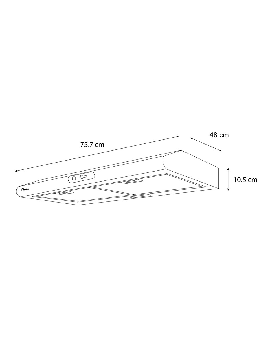 Campana de pared MJUD30S3GS de acero 7
