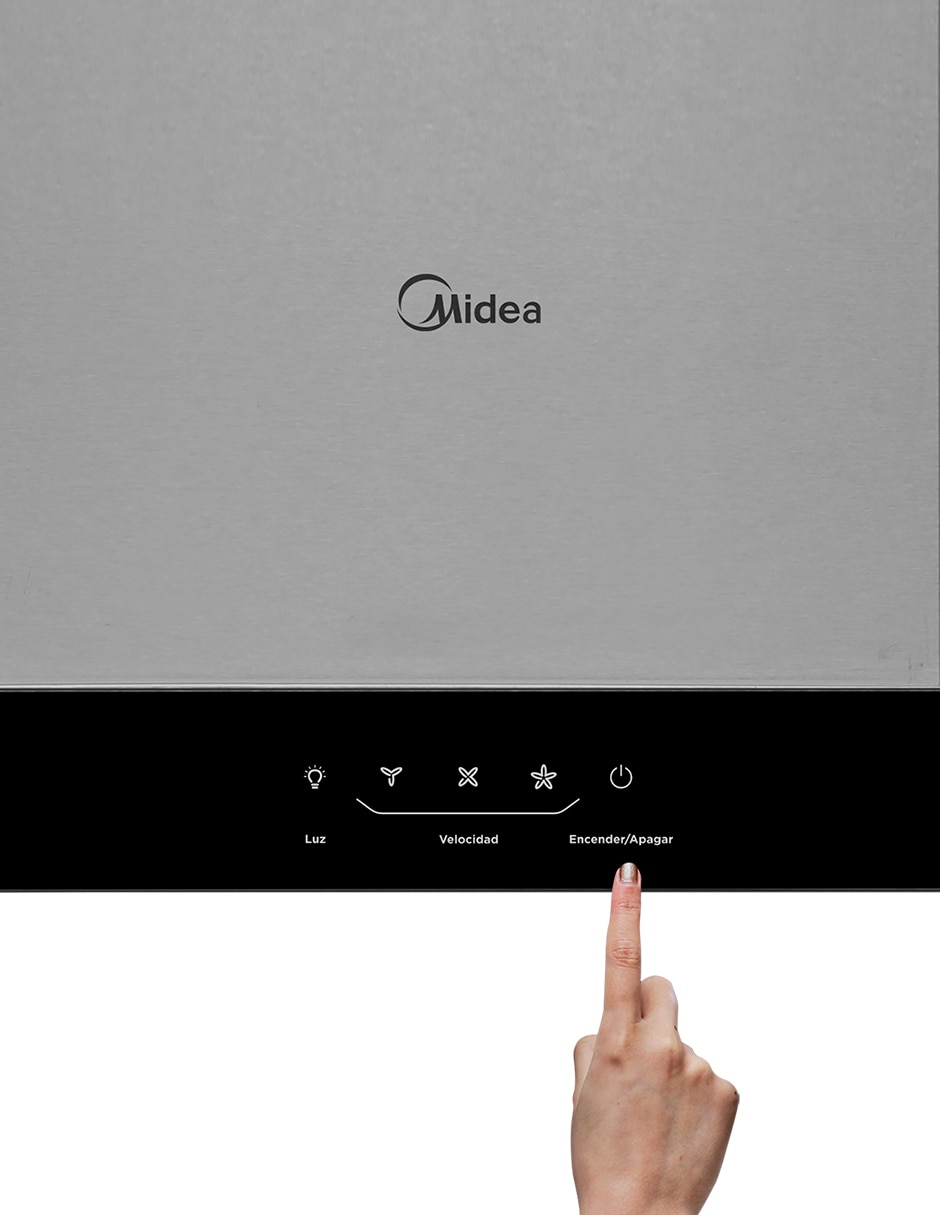 Campana de pared MJWM7736S3GS de acero inoxidable 2