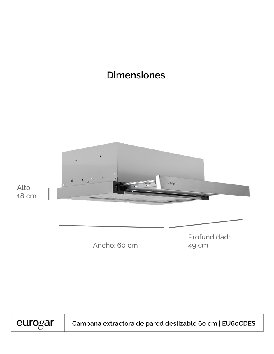 Campana de pared de acero inoxidable 5