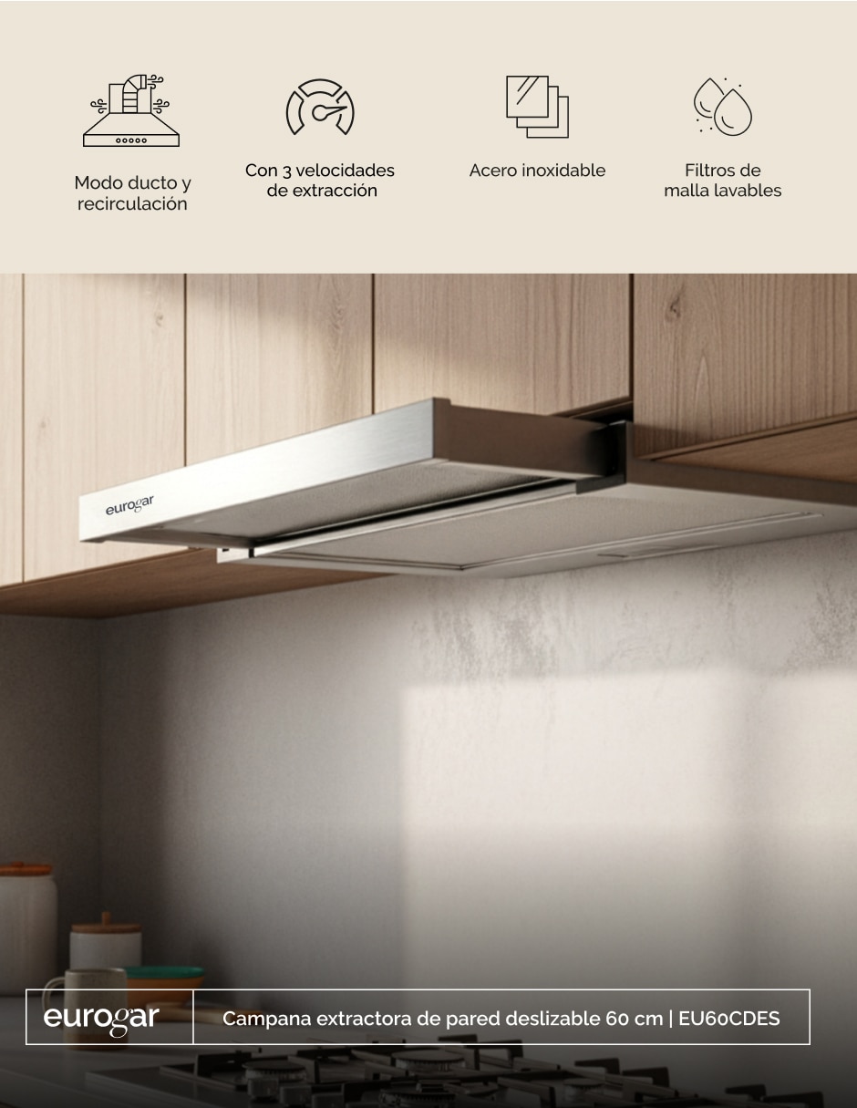 Campana de pared de acero inoxidable 3