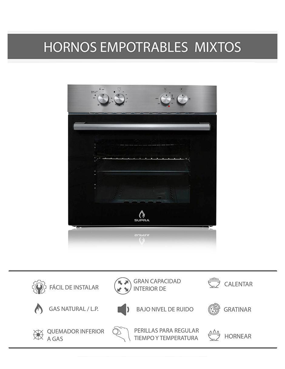 Parrilla a gas lp empotrable 8