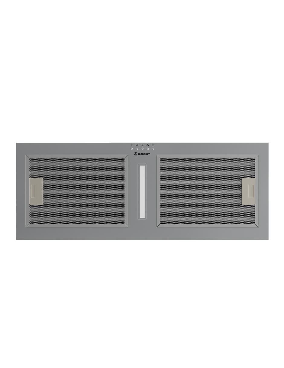 Campana plana Tecnolam ALTAIR75.AC de acero inoxidable