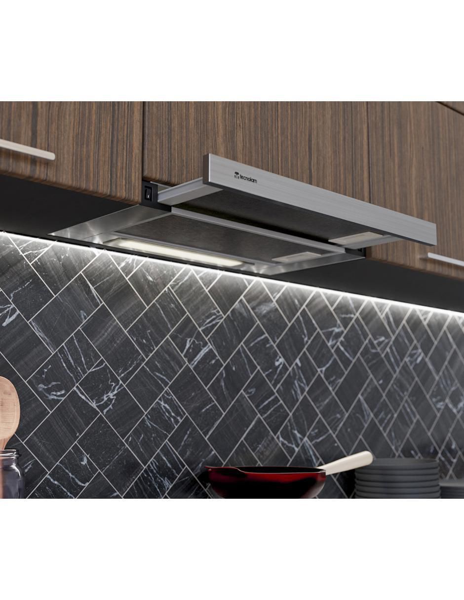 Campana de pared SLIDER.AC90 de acero inoxidable