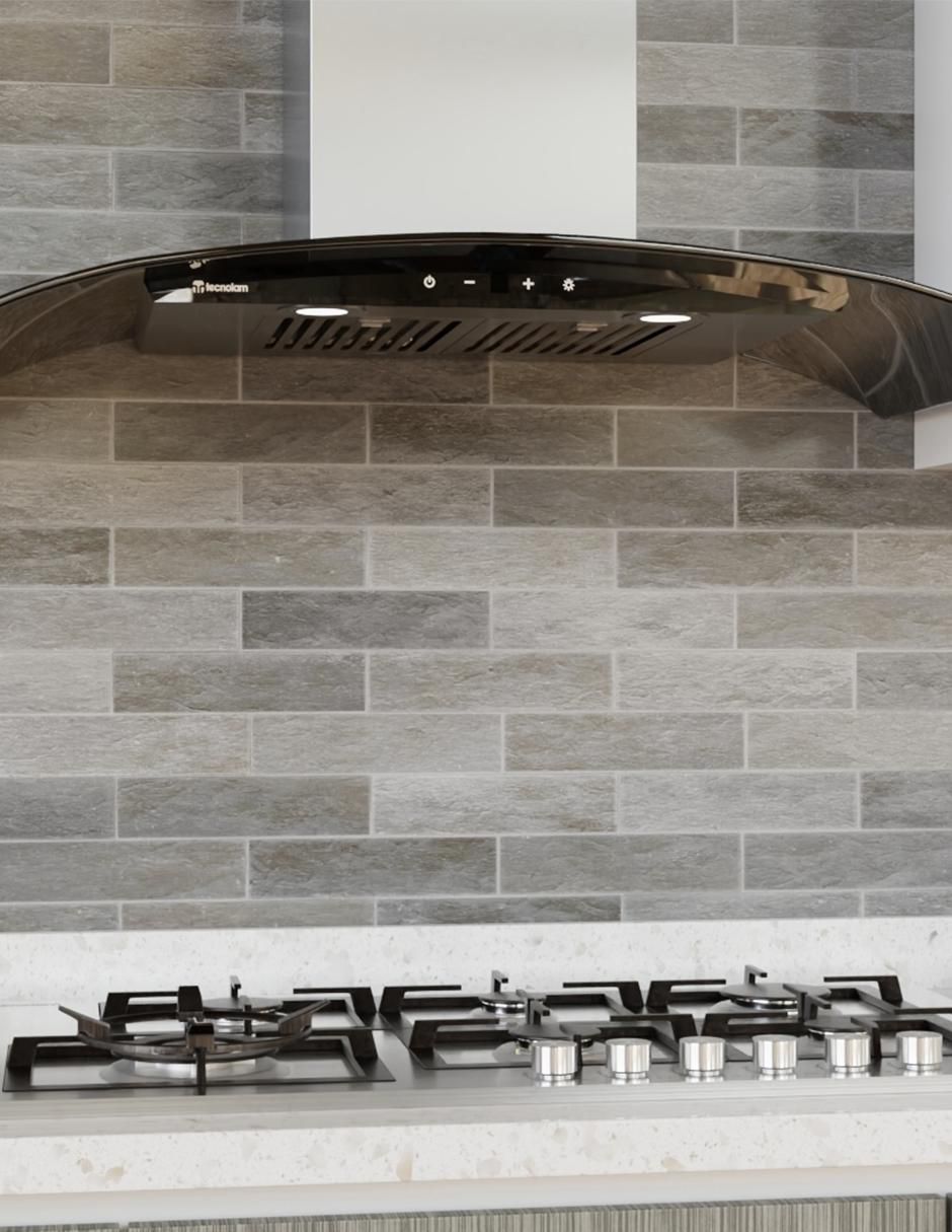 Campana de pared ORION.AC90 de cristal templado Campana de pared ORION.AC90 de cristal templado