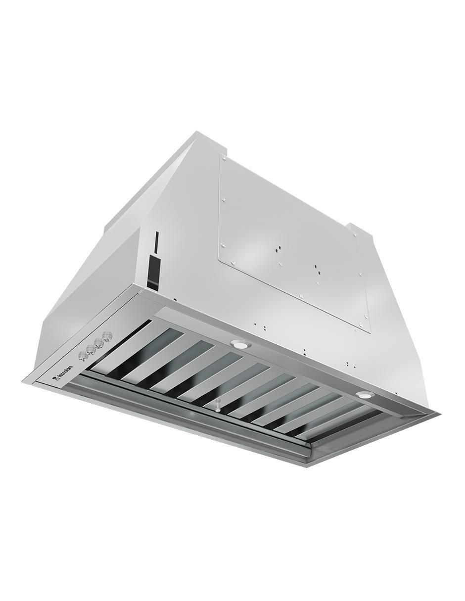Campana plana Tecnolam POTENZA52.AC de acero inoxidable