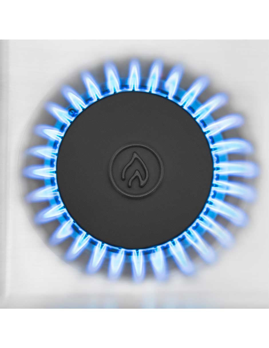Combo estufa empotrable a gas lp Mabe 79.20 cm MA0C805003CMP80 de 6 quemadores + campana