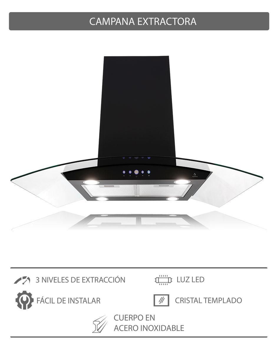 Campana de isla HAUNOLD de acero inoxidable 2