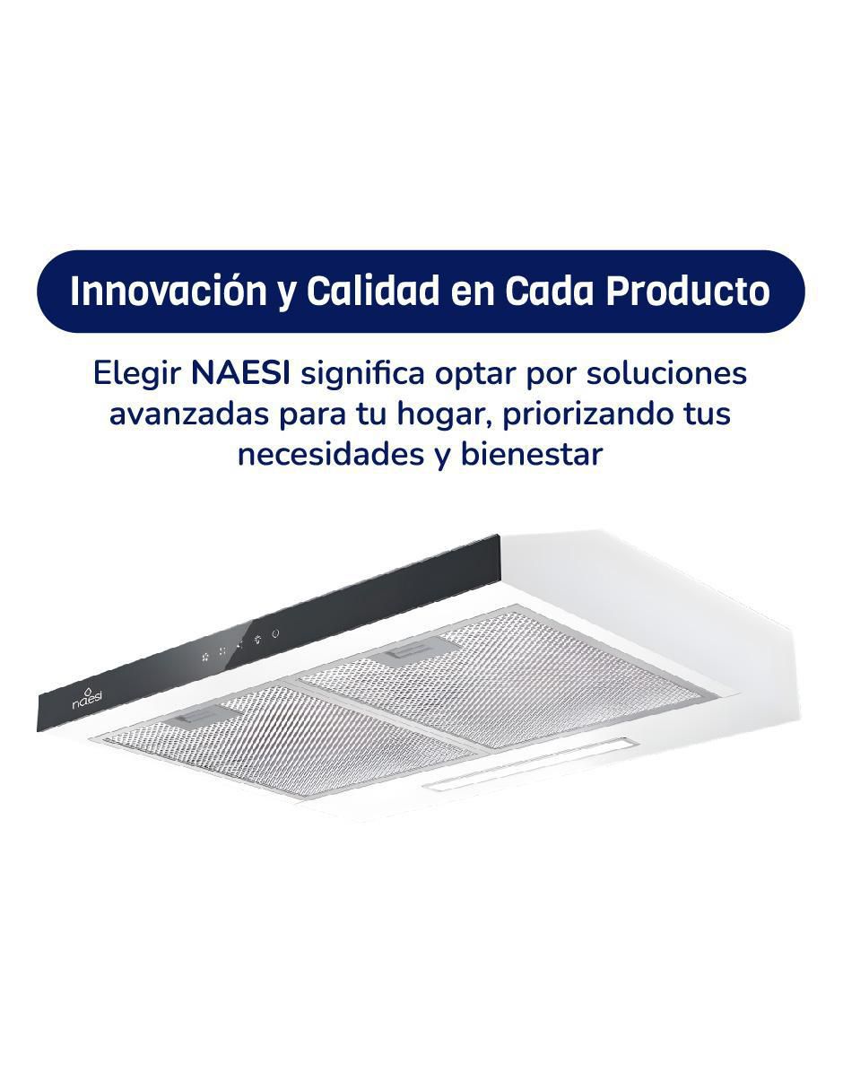 Campana de pared Naesi AN504 de acero inoxidable