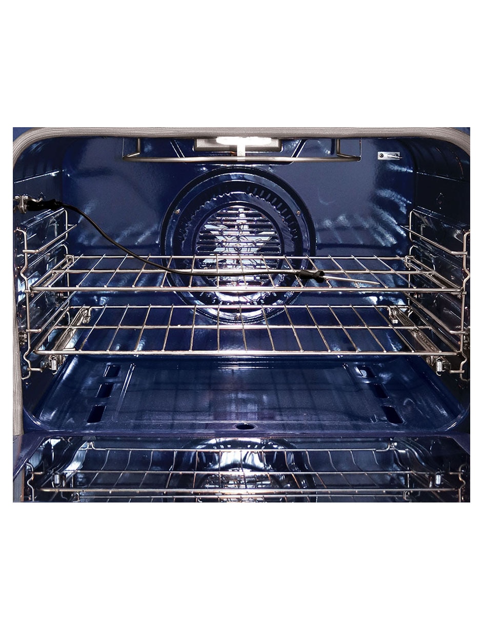 Combo estufa empotrable a gas natural/lp 76 cm EE-6342.TOULOUSE.FRYER de 6 quemadores + campana 6