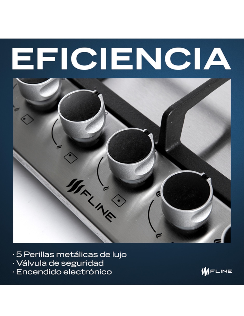 Parrilla a gas lp empotrable Fline lund