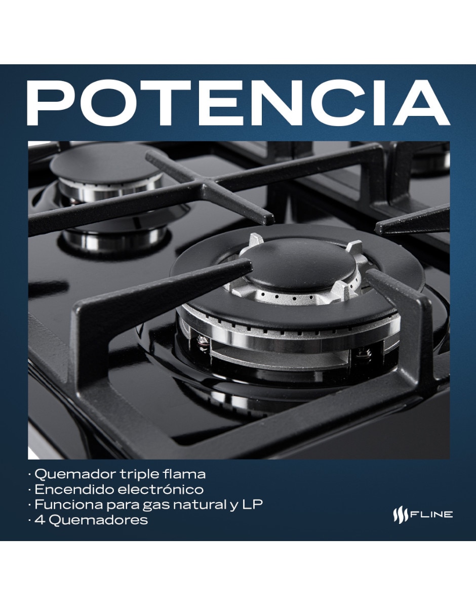 Parrilla a gas lp empotrable Fline riga