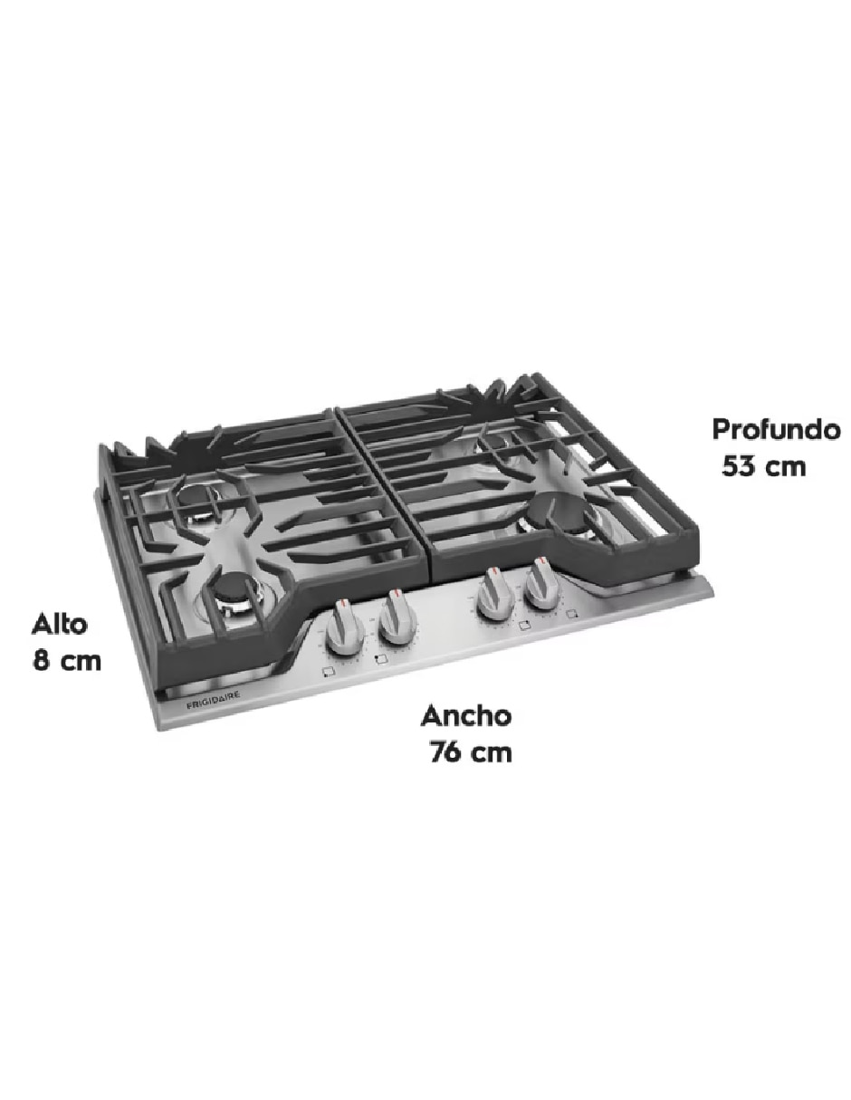 Parrilla a gas lp empotrable Frigidaire