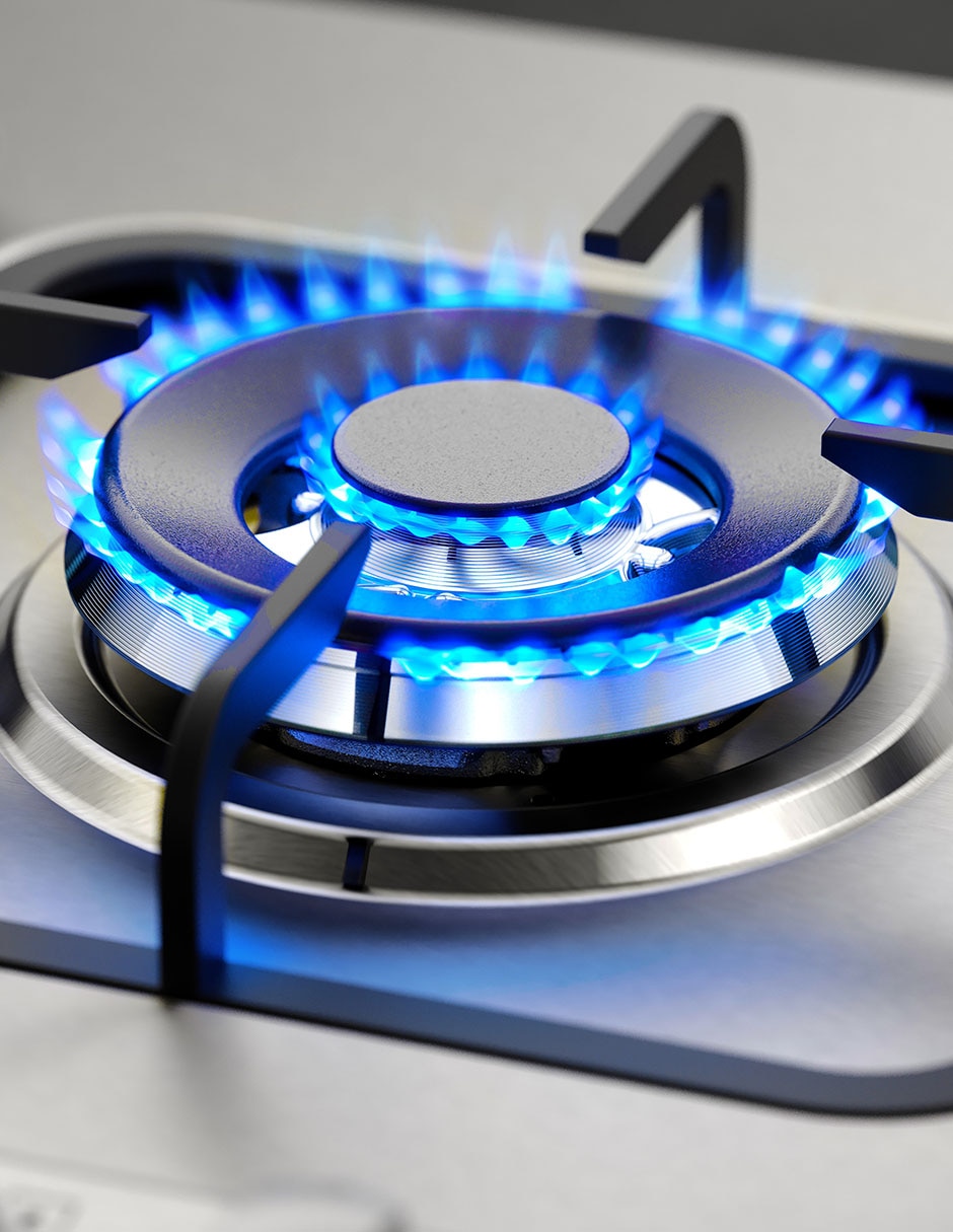 Parrilla a gas LP empotrable
