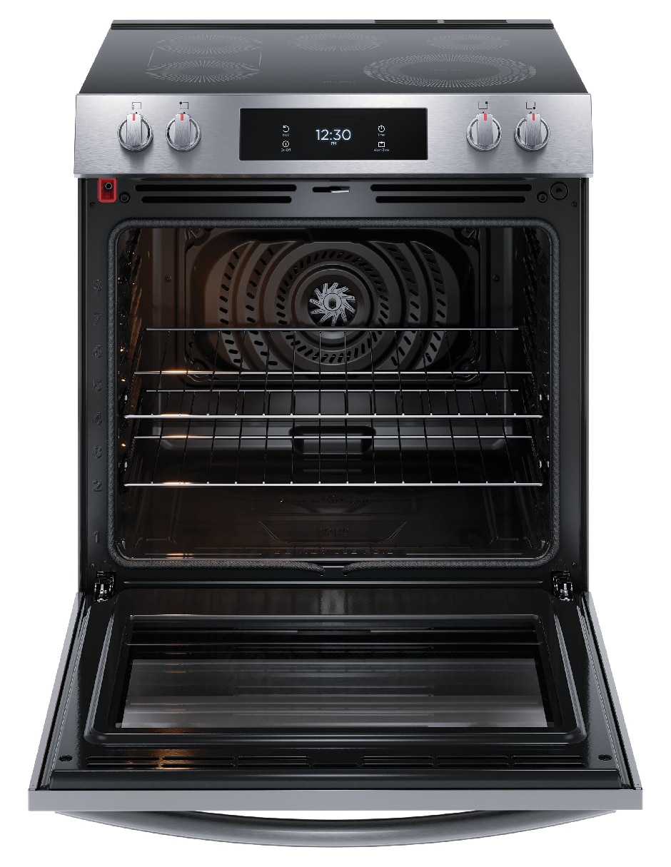 Estufa de piso eléctrica 76 cm GCFE3060BF de 5 quemadores 2