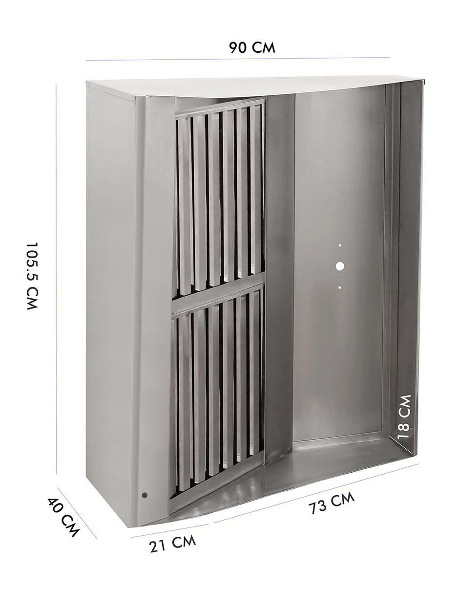 Campana de pared Mindejal de acero inoxidable