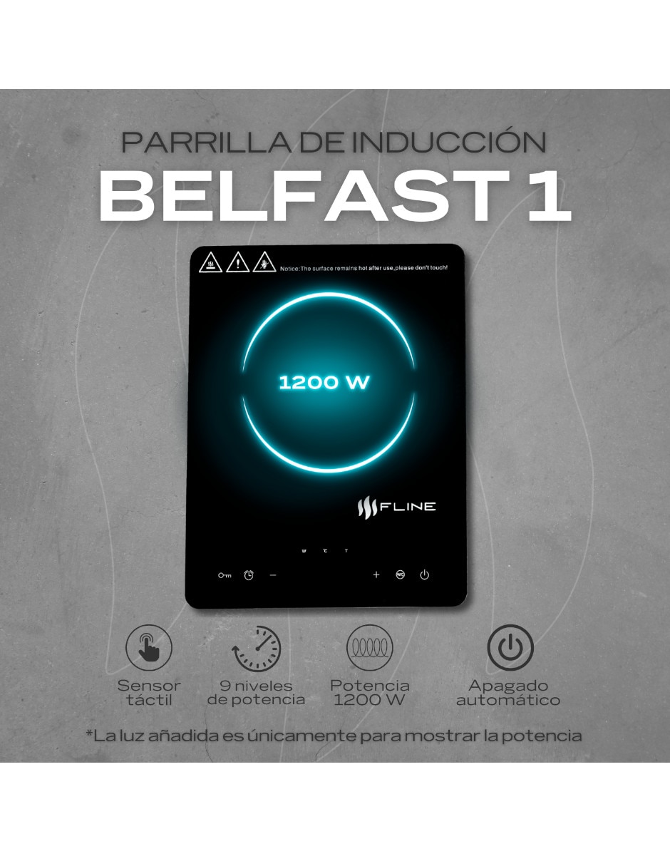 Parrilla a inducción empotrable belfast Parrilla a inducción empotrable belfast
