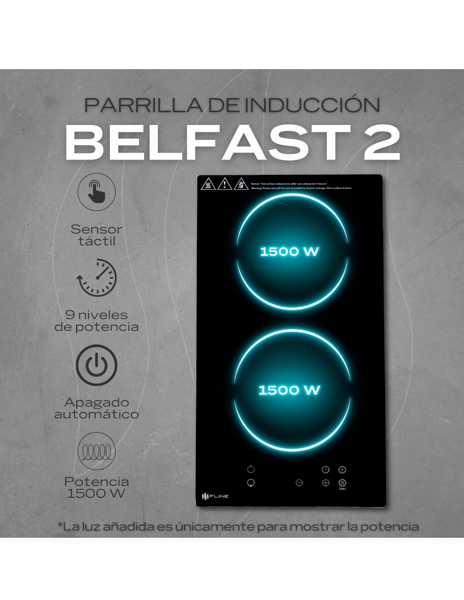 Parrilla a inducción empotrable belfast Parrilla a inducción empotrable belfast