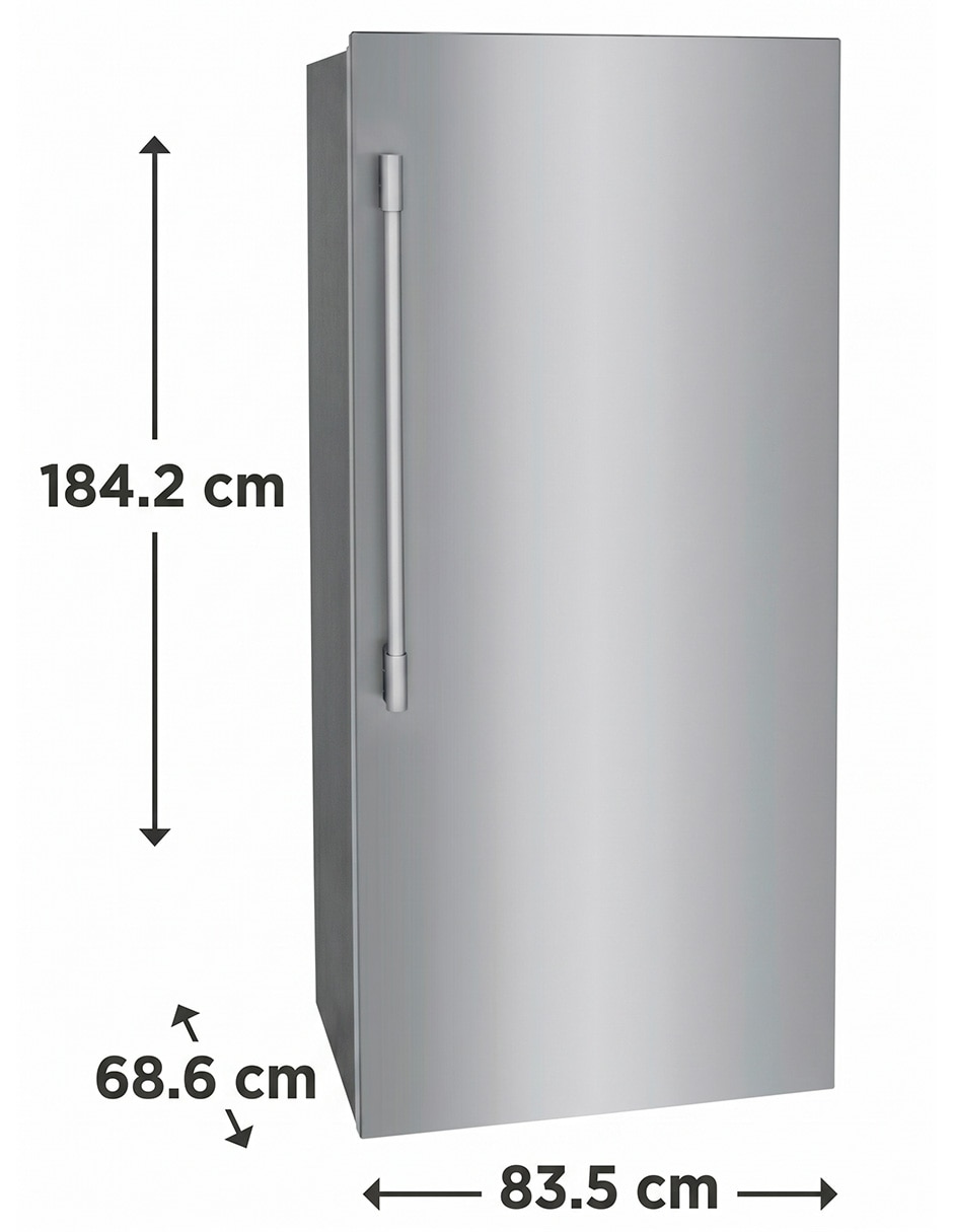 Refrigerador unipuerta Frigidaire 19 pies cúbicos inverter no frost PRDA1922AF