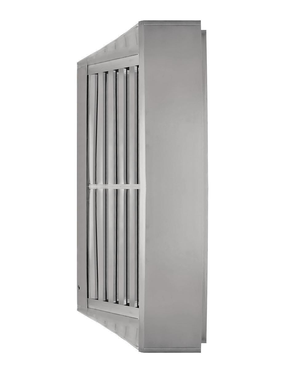 Campana plana Mindejal de acero inoxidable