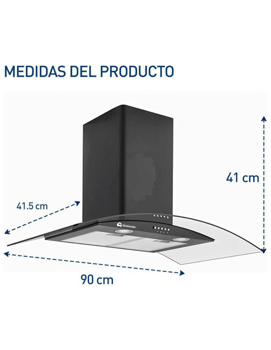 Campana de pared Bluelander CBHH-0748 de acero inoxidable