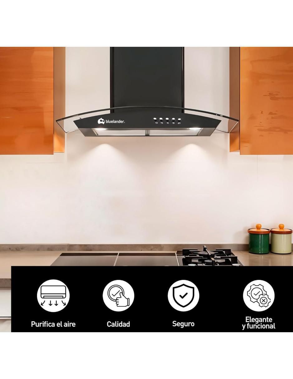 Campana de pared Bluelander CBHH-0748 de acero inoxidable