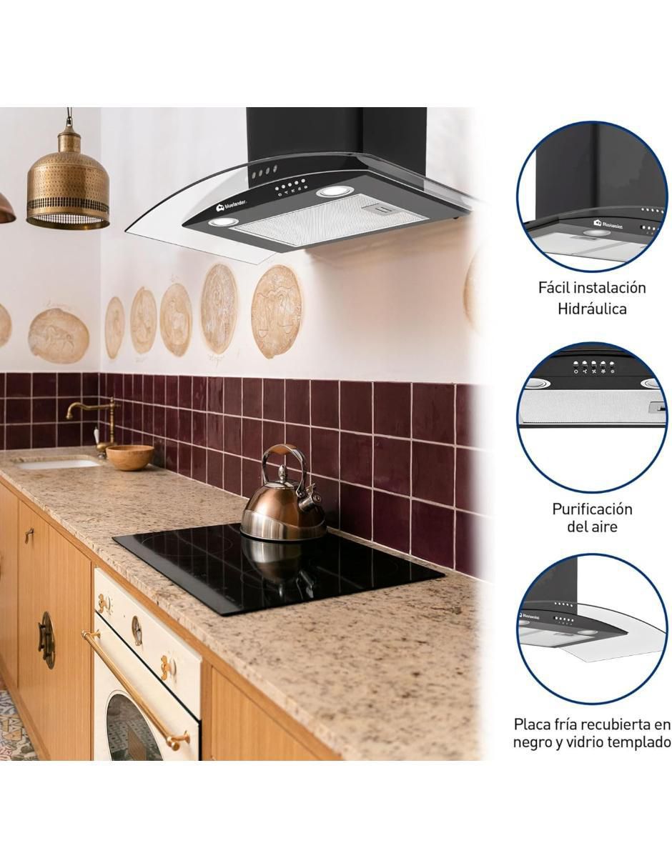Campana de pared CBHH-0748 de acero inoxidable