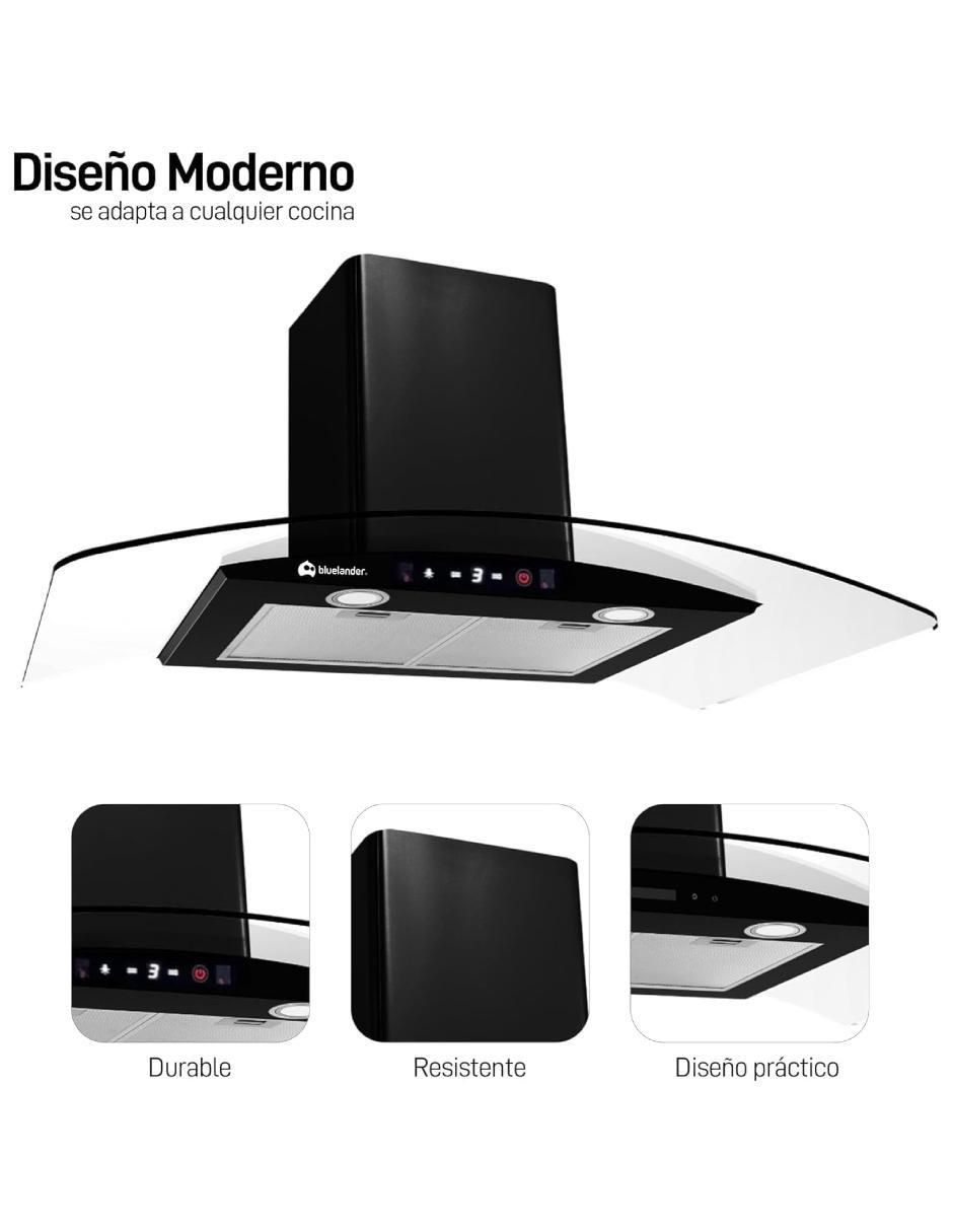 Campana de pared Bluelander CBHH-0749 de acero inoxidable