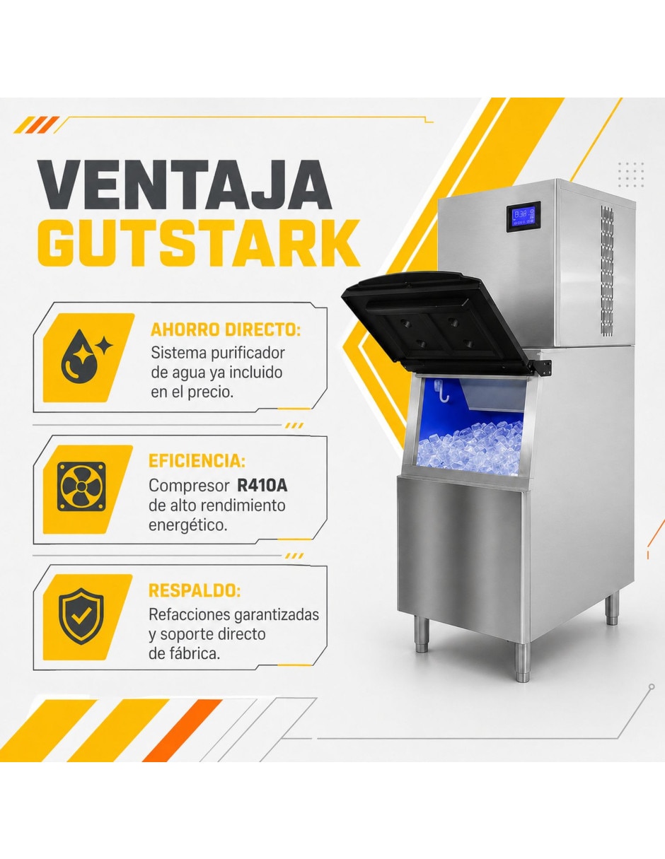 Máquina de hielo mkz-mhielo200kgs 5