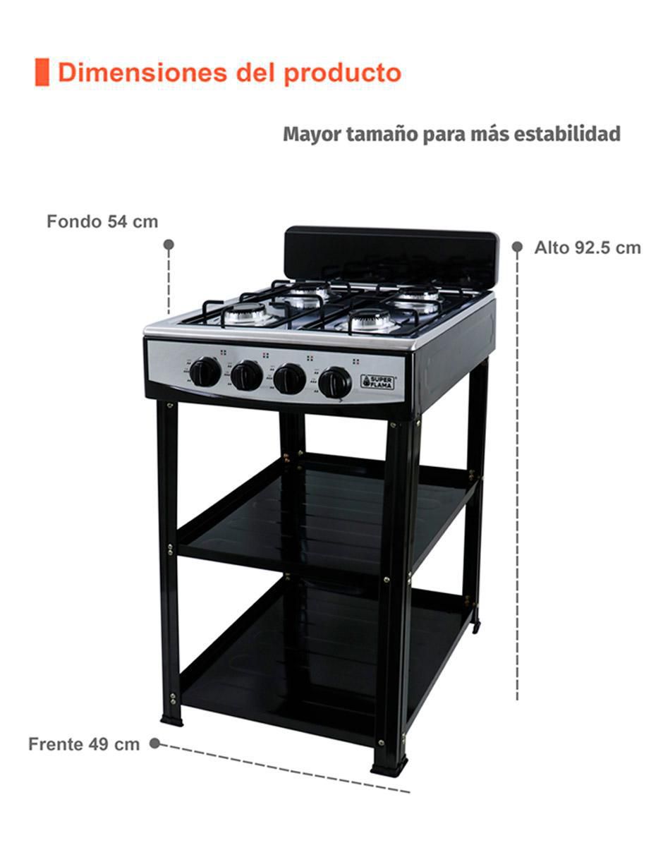 Parrilla a gas lp empotrable 10