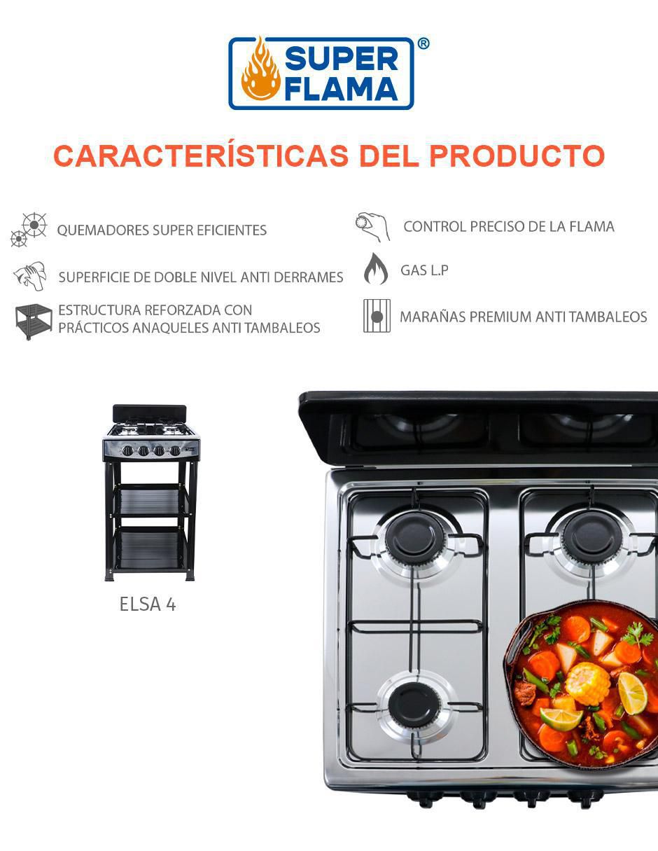 Parrilla a gas lp empotrable 9