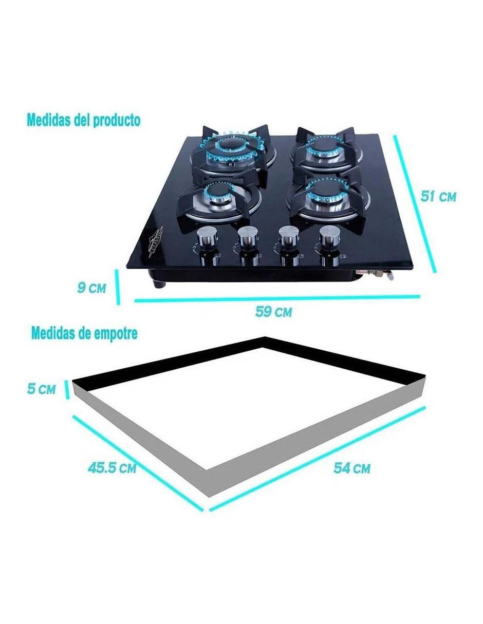 Combo campana de cocina MKZ-CAM600MGTEM4 de acero inoxidable 8