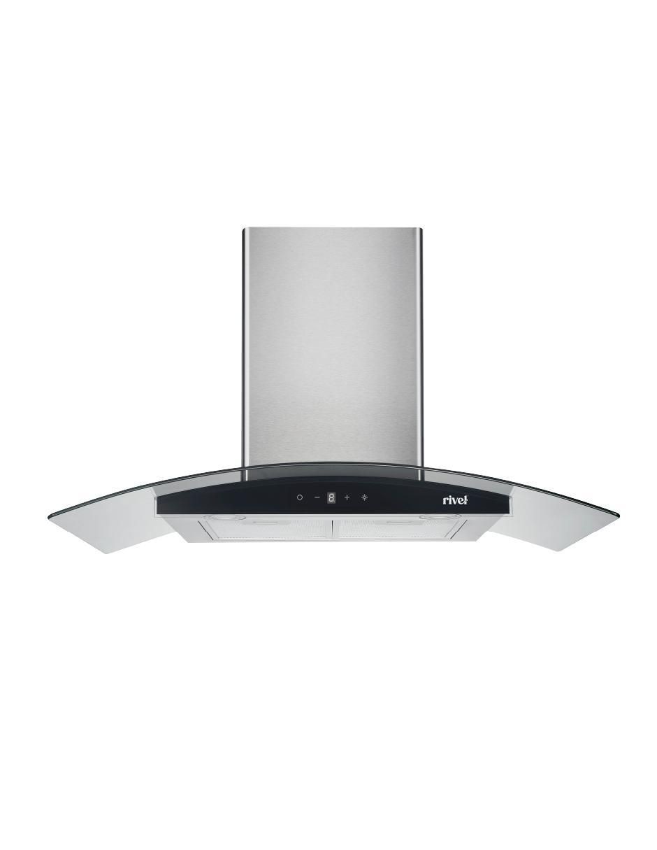 Campana de pared Rivel CAMP-XCT90 de acero inoxidable
